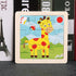 Early education puzzle puzzle toy enlightenment cognition cartoon wooden puzzle